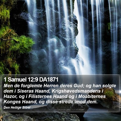 1 Samuel 12:9 DA1871 Bible Verse Image