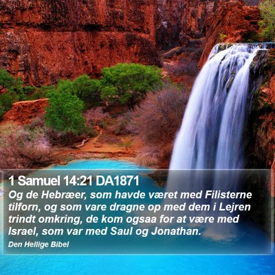 1 Samuel 14:21 DA1871 Bible Verse Image