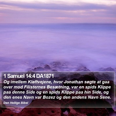 1 Samuel 14:4 DA1871 Bible Verse Image