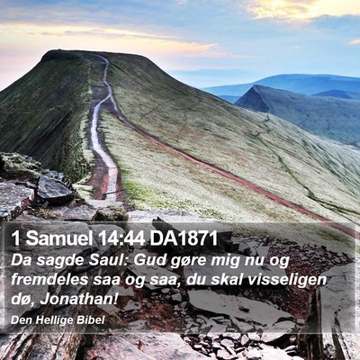 1 Samuel 14:44 DA1871 Bible Verse Image