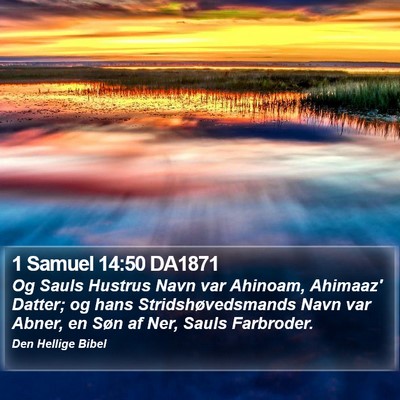 1 Samuel 14:50 DA1871 Bible Verse Image