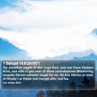 1 Samuel 14:6 DA1871 Bible Verse Image
