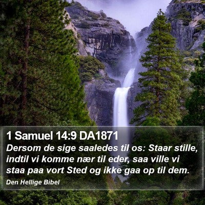 1 Samuel 14:9 DA1871 Bible Verse Image