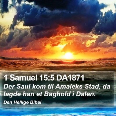 1 Samuel 15:5 DA1871 Bible Verse Image