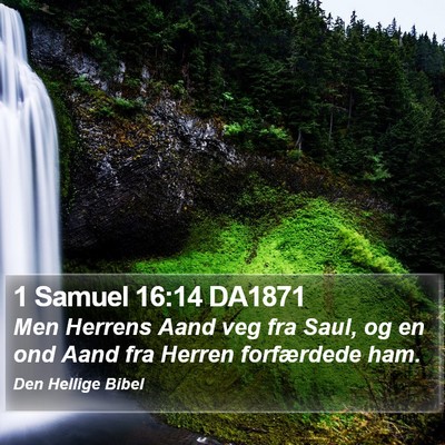 1 Samuel 16:14 DA1871 Bible Verse Image
