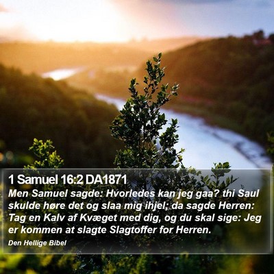 1 Samuel 16:2 DA1871 Bible Verse Image