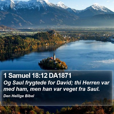 1 Samuel 18:12 DA1871 Bible Verse Image