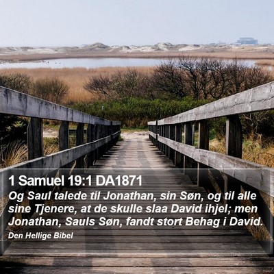 1 Samuel 19:1 DA1871 Bible Verse Image
