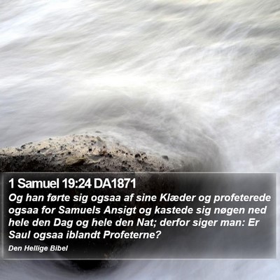 1 Samuel 19:24 DA1871 Bible Verse Image