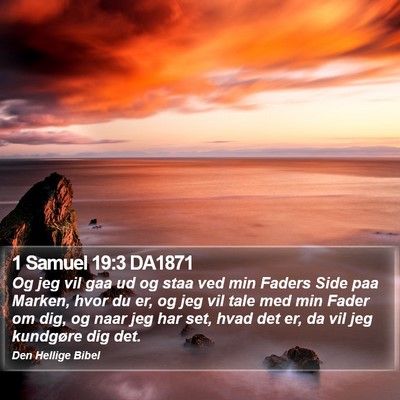 1 Samuel 19:3 DA1871 Bible Verse Image
