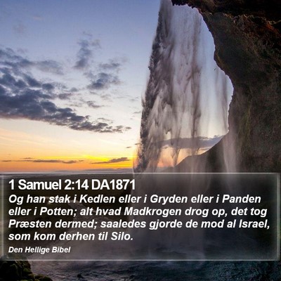 1 Samuel 2:14 DA1871 Bible Verse Image