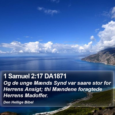 1 Samuel 2:17 DA1871 Bible Verse Image