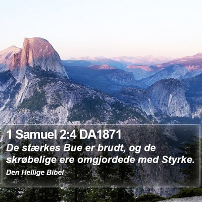 1 Samuel 2:4 DA1871 Bible Verse Image