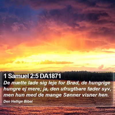 1 Samuel 2:5 DA1871 Bible Verse Image