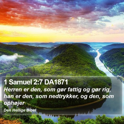 1 Samuel 2:7 DA1871 Bible Verse Image