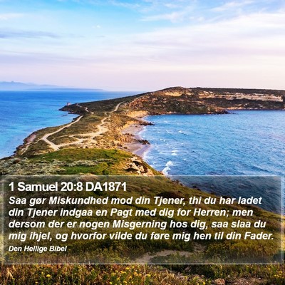 1 Samuel 20:8 DA1871 Bible Verse Image