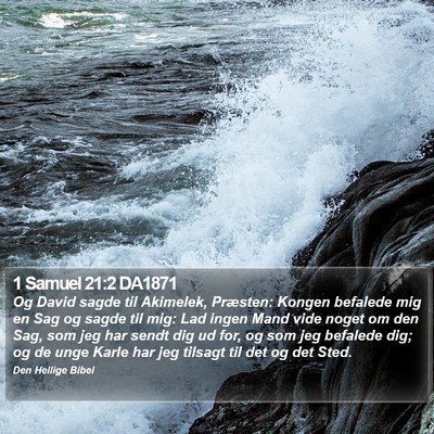 1 Samuel 21:2 DA1871 Bible Verse Image