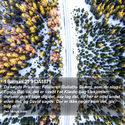 1 Samuel 21:9 DA1871 Bible Verse Image