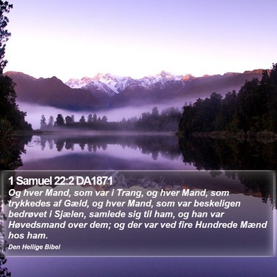 1 Samuel 22:2 DA1871 Bible Verse Image