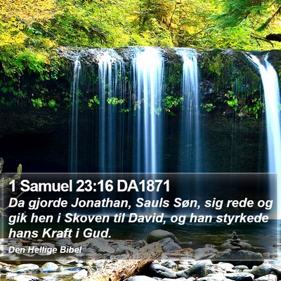 1 Samuel 23:16 DA1871 Bible Verse Image