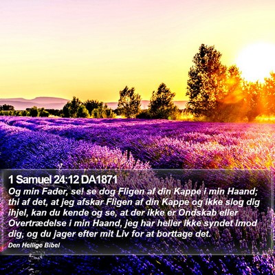 1 Samuel 24:12 DA1871 Bible Verse Image