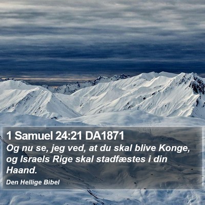 1 Samuel 24:21 DA1871 Bible Verse Image