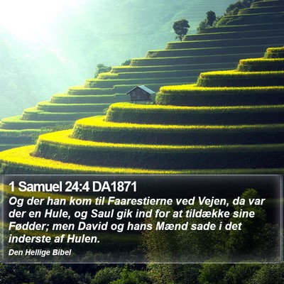 1 Samuel 24:4 DA1871 Bible Verse Image
