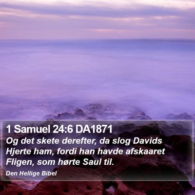 1 Samuel 24:6 DA1871 Bible Verse Image