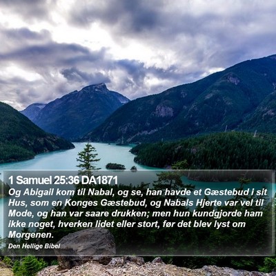 1 Samuel 25:36 DA1871 Bible Verse Image