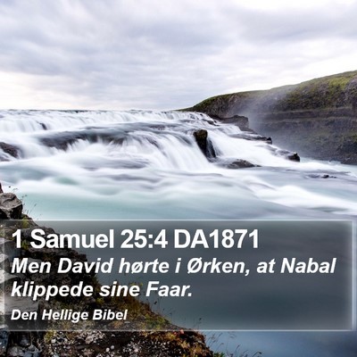 1 Samuel 25:4 DA1871 Bible Verse Image