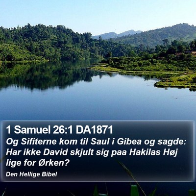1 Samuel 26:1 DA1871 Bible Verse Image