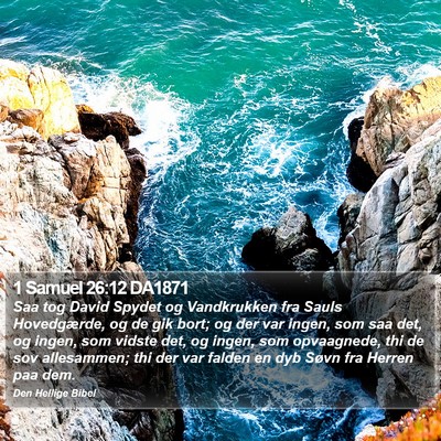 1 Samuel 26:12 DA1871 Bible Verse Image