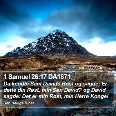 1 Samuel 26:17 DA1871 Bible Verse Image