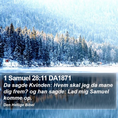 1 Samuel 28:11 DA1871 Bible Verse Image