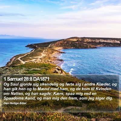 1 Samuel 28:8 DA1871 Bible Verse Image