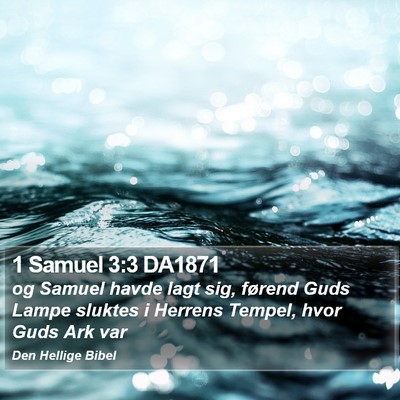 1 Samuel 3:3 DA1871 Bible Verse Image