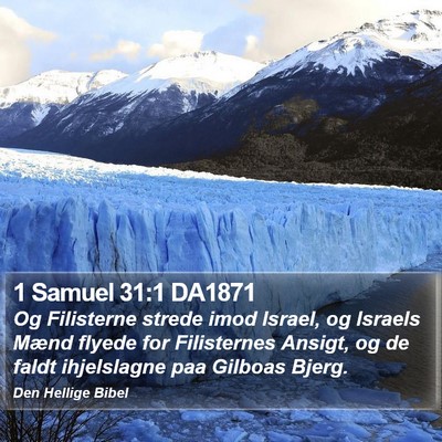 1 Samuel 31:1 DA1871 Bible Verse Image