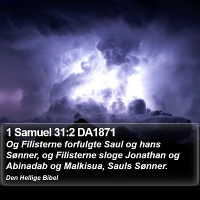 1 Samuel 31:2 DA1871 Bible Verse Image