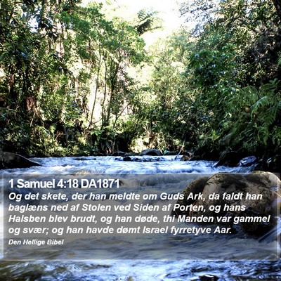 1 Samuel 4:18 DA1871 Bible Verse Image