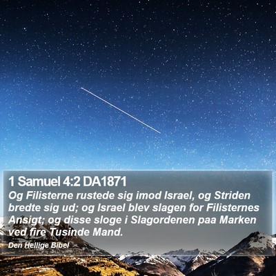 1 Samuel 4:2 DA1871 Bible Verse Image