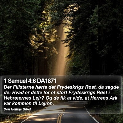1 Samuel 4:6 DA1871 Bible Verse Image