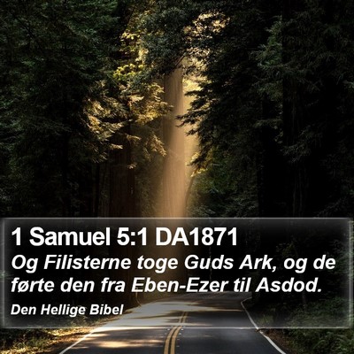 1 Samuel 5:1 DA1871 Bible Verse Image