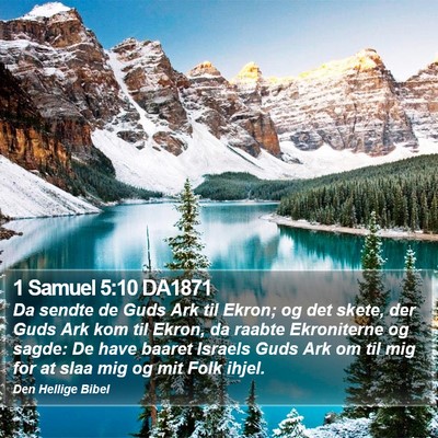 1 Samuel 5:10 DA1871 Bible Verse Image