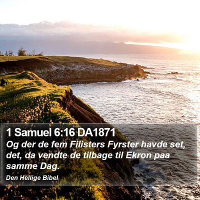 1 Samuel 6:16 DA1871 Bible Verse Image