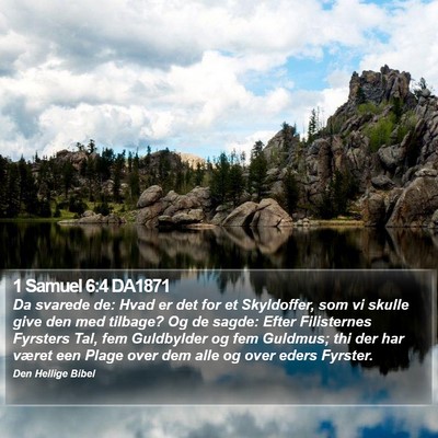 1 Samuel 6:4 DA1871 Bible Verse Image