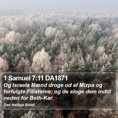 1 Samuel 7:11 DA1871 Bible Verse Image