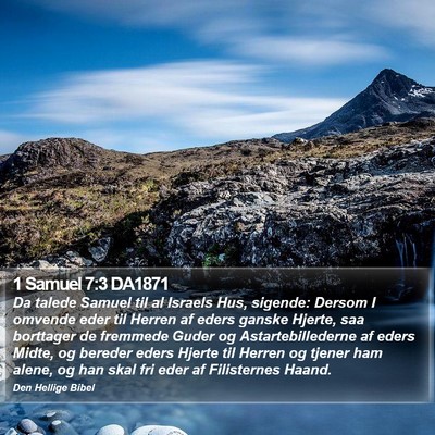 1 Samuel 7:3 DA1871 Bible Verse Image
