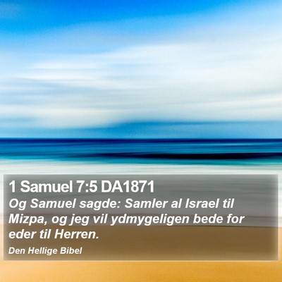 1 Samuel 7:5 DA1871 Bible Verse Image