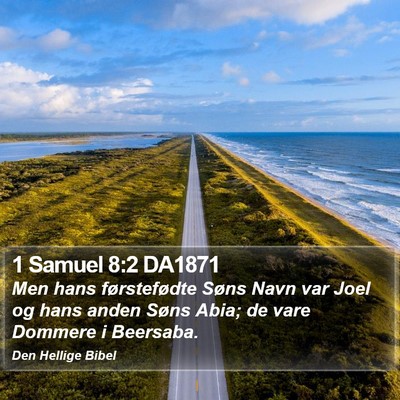 1 Samuel 8:2 DA1871 Bible Verse Image