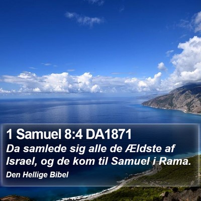 1 Samuel 8:4 DA1871 Bible Verse Image